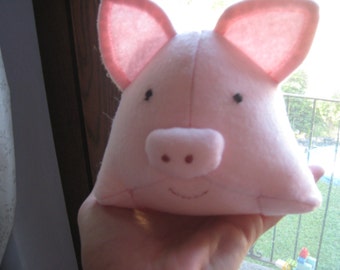 PINK PIG lenci cloth handmade-snowman