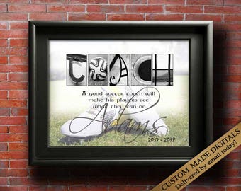 Soccer Coach Gifts For Soccer Coaches Gift Ideas, SOCCER Mom Soccer Team Soccer Party Ideas, Soccer End Of Season Soccer Gift Idea PRINTABLE