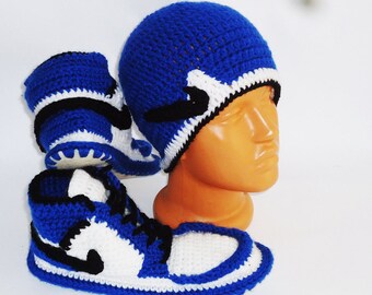 Nike Air Jordan Shoes, Crochet Converse Slippers, Adult Shoes, House Slippers, Men's Crochet Shoes, Men's Crochet Adult Converse Slippers,