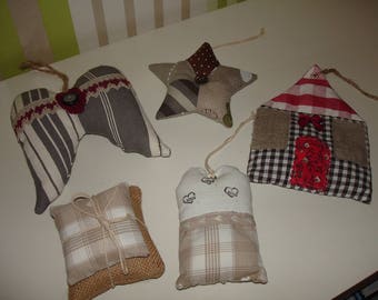 set of hanging decorations