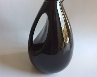 Black Midcentury Modern Shawnee Pitcher 945 | Kenwood | USA | Collectible