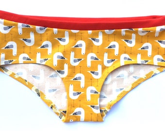 Organic cotton ladies panties - Yellow Seagull