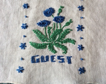 Guest towels sample stitches set of 3