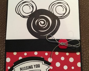 Disney inspired note card