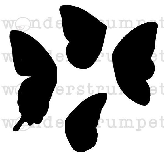 Butterfly Wings Stencil Set from StrumpetStencils on Etsy Studio