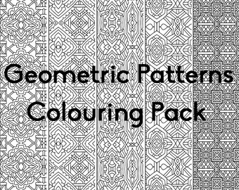 Geometric Patterns Colouring Pack