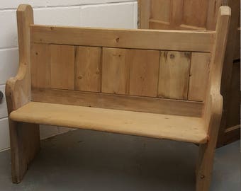 Small Reclaimed Pine Pew/Bench
