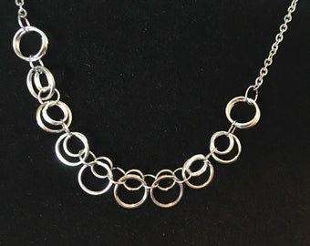 Stainless steel Silver Necklace