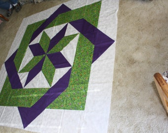 Ribbon Star Quilt Top