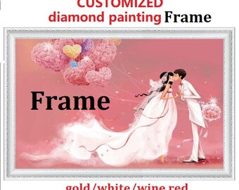 customized frame for diamond painting install kits wood frame set settlement accessories wooden framed mosaic painting solid wood frame