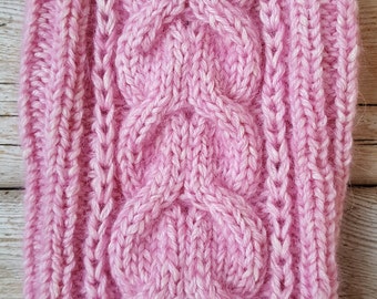 Pink Cable Knit Dog Sweater -Small Dog Sweater-Chihuahua sweater-Pet Sweater-Dog Costume Multiple sizes