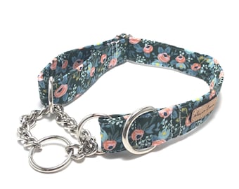 Martingale Dog Collar - You Pick the Print - Pick From Any Fabric in Our Shop - Custom Martingale - Martingale Collar - Martingale Chain