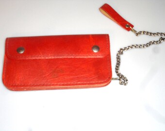 40217SN01 Toronto Star WALLET Unisex BELT Wallet Red Leather Wallet Stamped "Toronto Star" Vintage Wallet Toronto Newspaper Cowhide