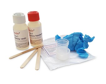 Starter Kit - hacer bisutería de resina de la resina de Epoxy de 1 a 1!