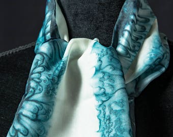 Hand Painted Silk Scarf