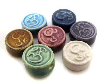 10 Tiny Mixed Ohm Beads - CB771