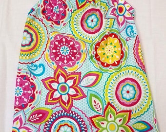 Colorful pillowcase dress