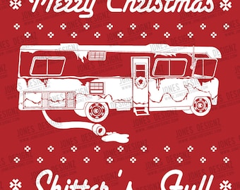 SVG Shitter Full, Ugly Sweater, Clark Griswold, Cousin Eddie, Christmas Vacation, Instant Download, Silhouette Cameo Cricut