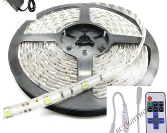RV LED Awning Light Set -w/ RF Remote control 10 key rgb+w 16.3' 5050 Waterproof