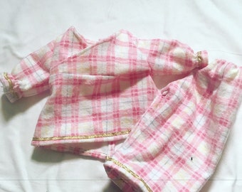 pink flannel pjs