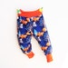 NIGHTFOX Boy Girl Harem Pants sewing pattern Pdf, Knit Jersey Fleece Woven, Easy pants pattern, Toddler Kids 3 4 5 6 7 8 9 10 years