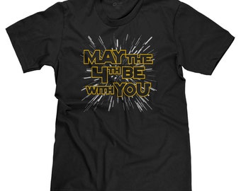 May the 4th Be With You Star Wars Day Jedi Dark Side Darth Vader Funny Parody T-shirt Tee