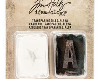 20% Off Tim Holtz Idea-ology: Transparent Alpha Tiles - Ranger