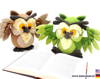 Owl crochet pattern amigurumi