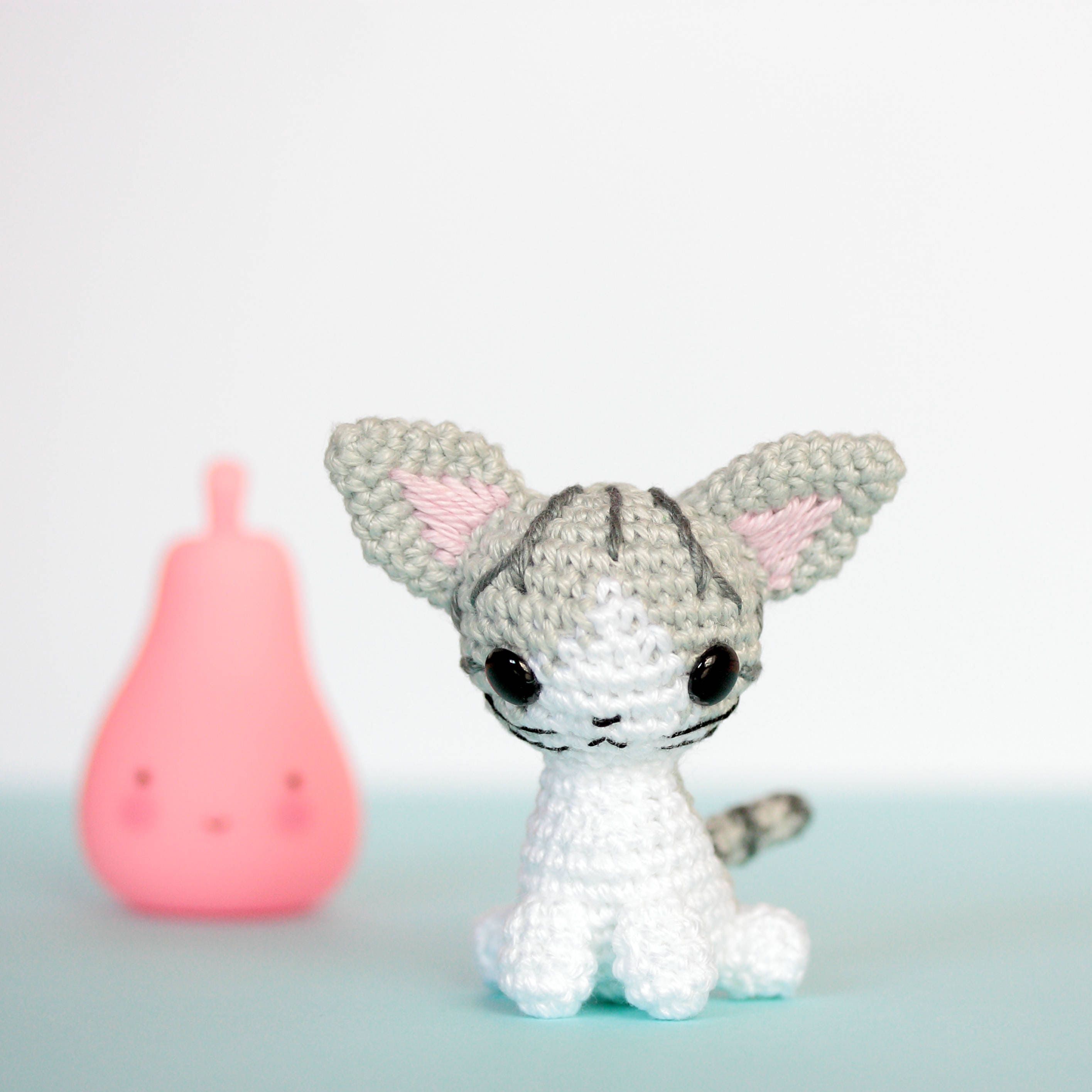 Tabby cat plush Crochet amigurumi cat Crochet plush cat