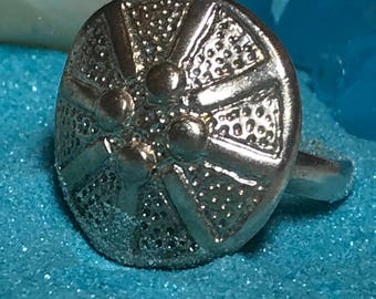 New Artisan Crafted Sterling Silver .925 Sea Urchin Ring Size 8