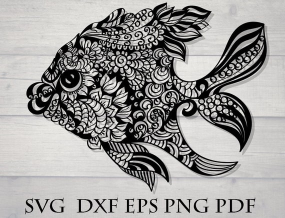 Fish Mandala Svg - 109+ SVG File for Silhouette