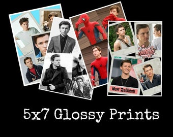 Tom Holland Glossy 5x7 Photo Print 4 Designs To Choose From