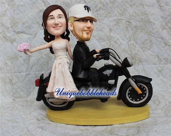 Custom wedding cake toppers motorcycle cake topper