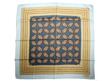 CARTIER Scarf 100% Silk "Les Must de Cartier"