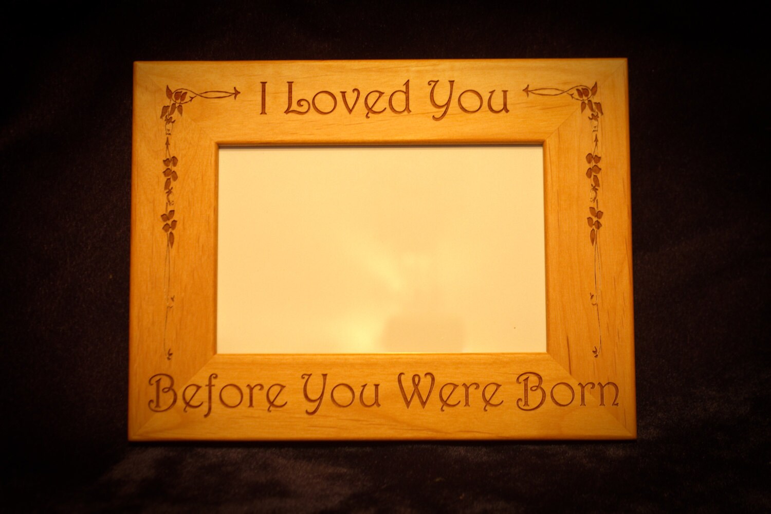 First Baby Picture Engraved Ultrasound Frame 4x6 for Parents