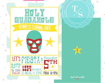 Nacho Libre Party Invitation DIGITAL