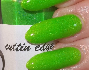 tinkbell green holo polish