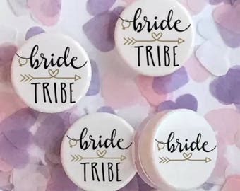 Bride Tribe Pink Lip Balm Gloss Hen Party Wedding Favours UK Made #122