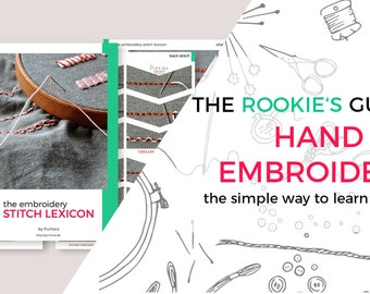 hand embroidery starter set for beginners 206 beginner embroidery stitches modern embroidery stitch book modern needlework