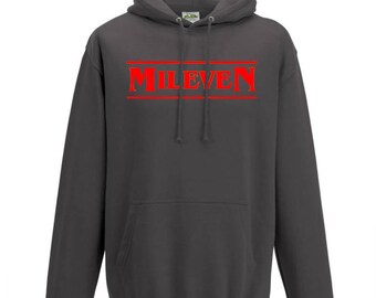 Stranger Things Mileven Hoodie Sweater Sweatshirt Pullover Stranger Things Gift Kids Hoodie Friends Don't Lie Bitchin Hawkins Eleven happy