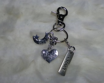 Special grandma handbag/key ring charms