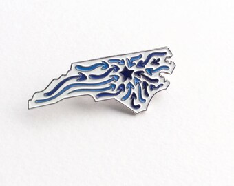 Team 4 North Carolina Soft Enamel Pin (Team4NC)