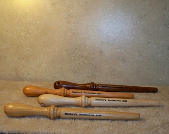 Handmade Wooden Nostepinne ( center pull ball winder)