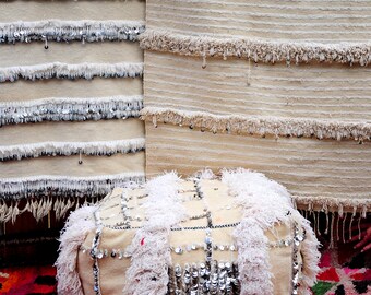 Jasmin: Moroccan Handira Pouf