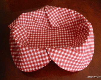 Basket Liner, Bread Cloth, Table Topper, Centerpiece, 1/4 inch Red & White Gingham Print, Handmade Table Linens