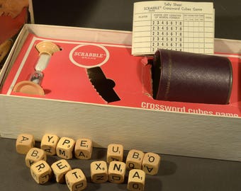 Scrabble Crossword Cubes Game