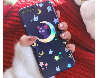 Sailor Moon Luna Purple iPhone Case Free Worldwide Shipping