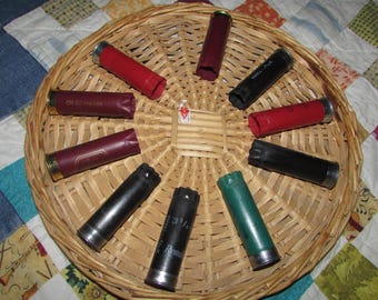10, 12 GA Mixed Bag of Red,Black,Green and Purple.
