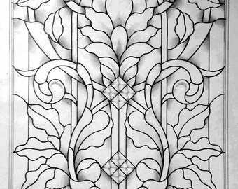 Art Nouveau Door Panel