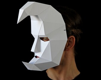 ANUBIS Mask Easy to make Egyptian mask Make a Low-Poly